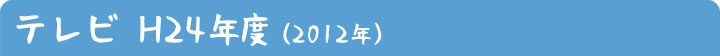 テレビ 平成24年見出し